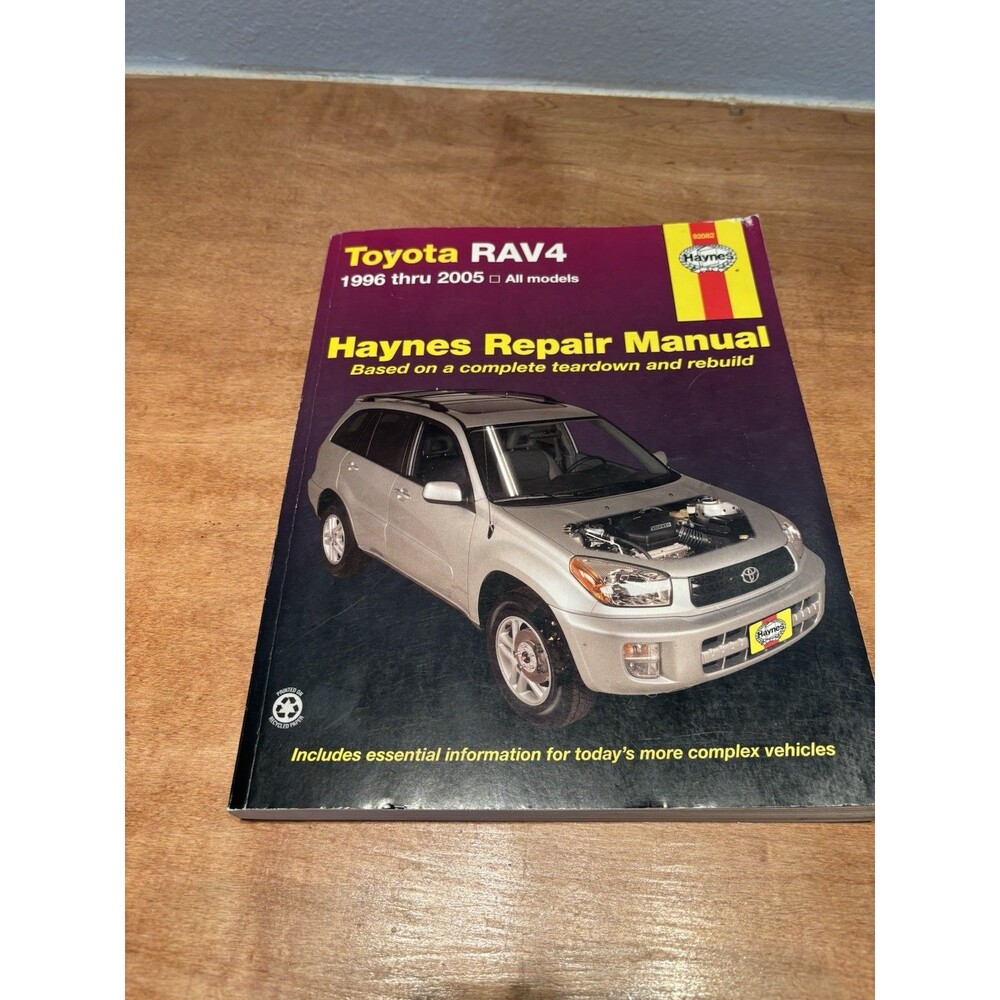 Toyota RAV4 1996 thru 2002 Haynes Repair Manual Service Guide 92082